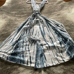 Michael Kors Dress blue and white maxi dress